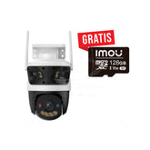 Cámara de Vigilancia WiFi Cruiser Triple 11MP(3+3+5MP), IPC-S7UN-11M0WED, WiFI 2.4GHz, LAN Fast Ethernet, IR: 30m Full Color