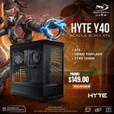 Case HYTE Y40 BLACK & BLACK ATX