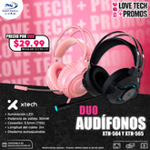 DUO AUDIFONO XTECH XTH-564 y XTH-565 GAMING