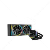 Enfriamiento Liquido DEEPCOOL LM240 color Negro 6TH GEN ARGB LCD 2.4PLG