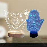 Lámpara Grabada de Acrílico