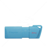 Memoria USB Kingston Azul Neón 64GB