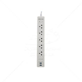 Regleta Forza FSP-512USBW 5 Sal+ 2 USB