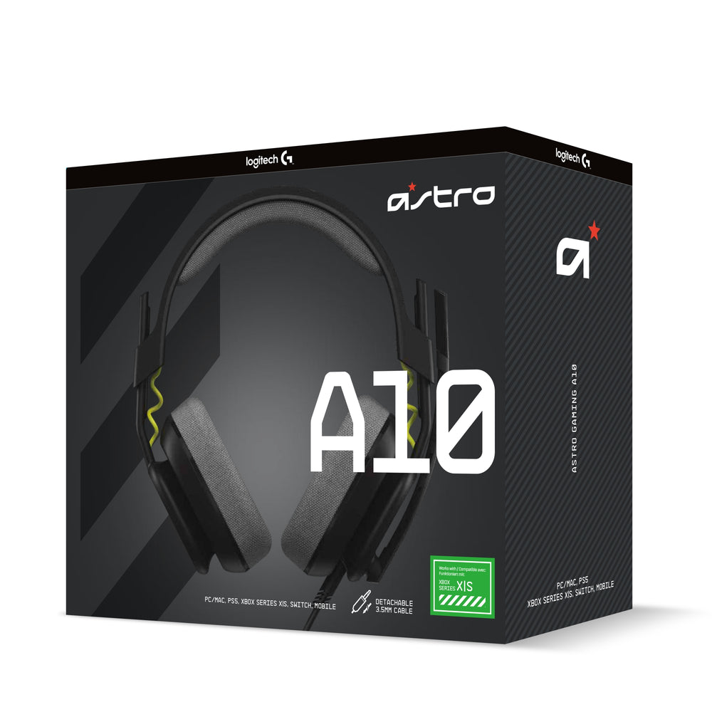 Audífono Logitech Astro A10 BK Gaming