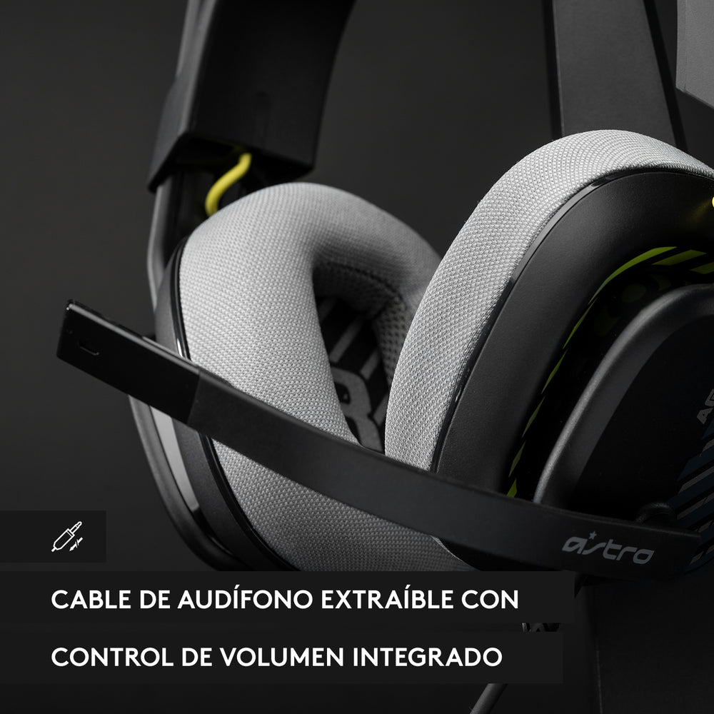 Audífono Logitech Astro A10 BK Gaming