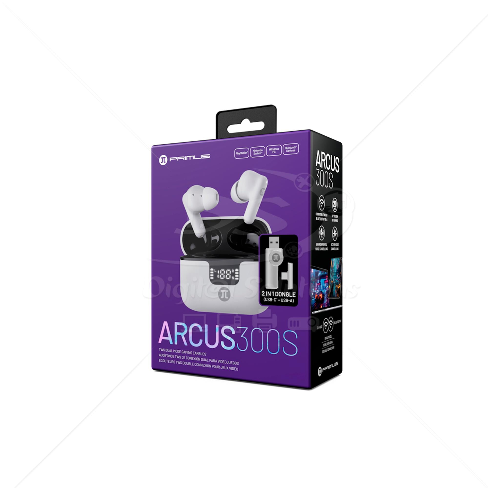 Audífono Primus PWH-300BK Bluetooth/C/USB C/Mic