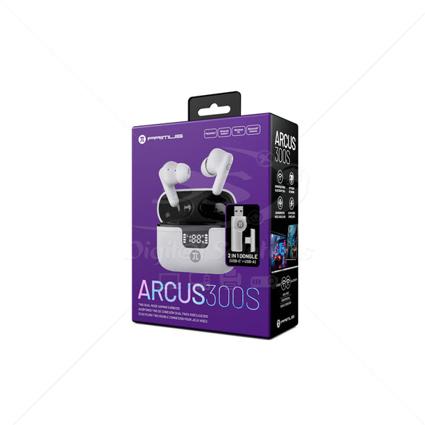 Audífono Primus PWH-300BK Bluetooth/C/USB C/Mic