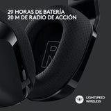 Audífonos G733 con micrófono inalámbricos LIGHTSPEED RGB para gaming