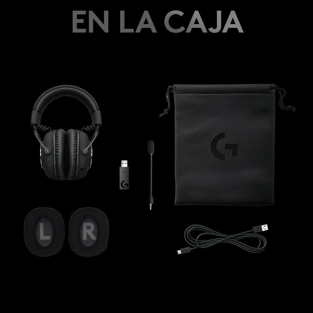 Audífonos inalámbricos con micrófono LIGHTSPEED Logitech G PRO X para gaming