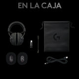Audífonos inalámbricos con micrófono LIGHTSPEED Logitech G PRO X para gaming