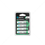 Batería recargable Steren BAT-NM-AA/1300 AA 4 Pzs
