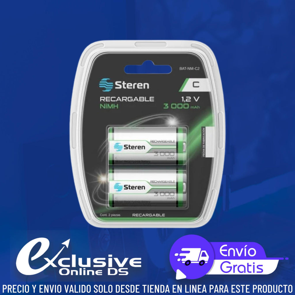 Bateria recargable Steren BAT-NM-C2 blister 2 piezas