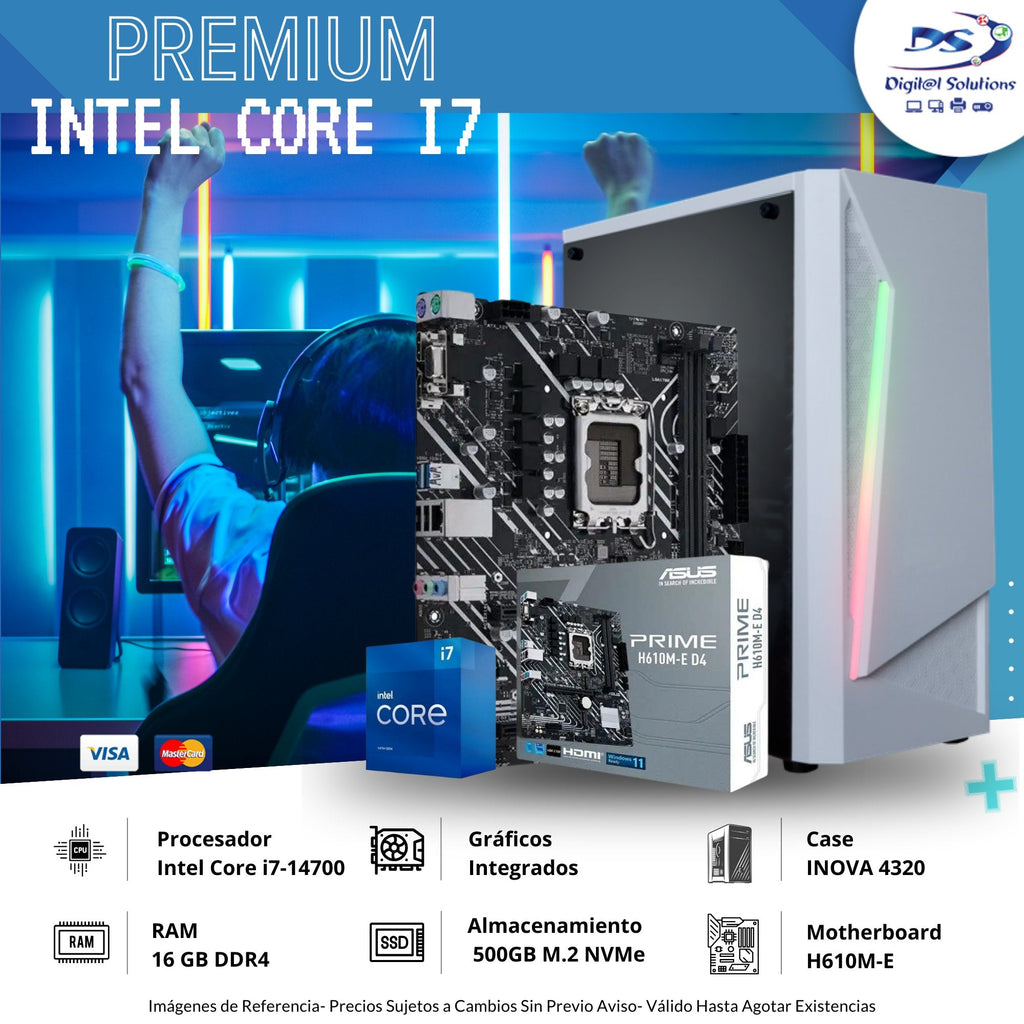 CPU DS Computers Procesador Intel Core i7 14700 2.1Ghz LGA 1700