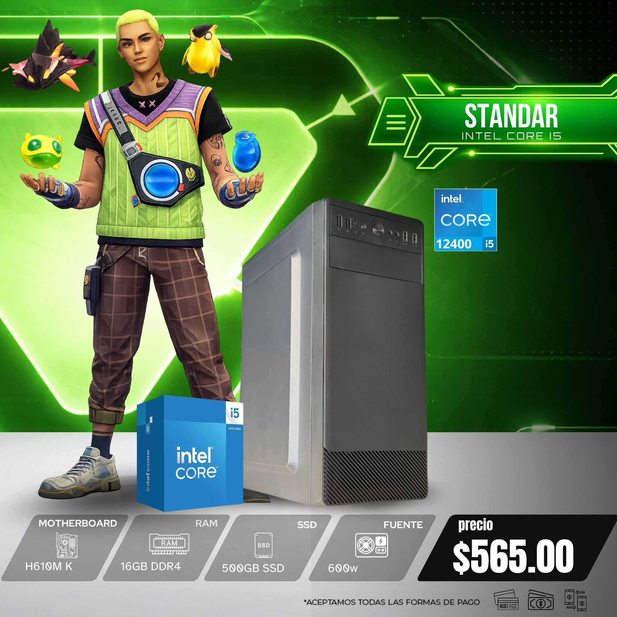 CPU Estándar Intel Core i5 12va