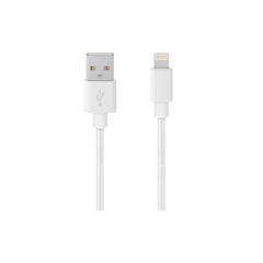 Cable USB A LIGHTNING STEREN POD-412 WH 1M