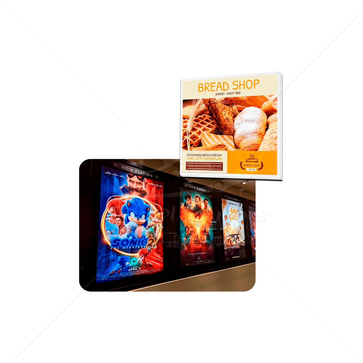 Caja Luminosa Metálica