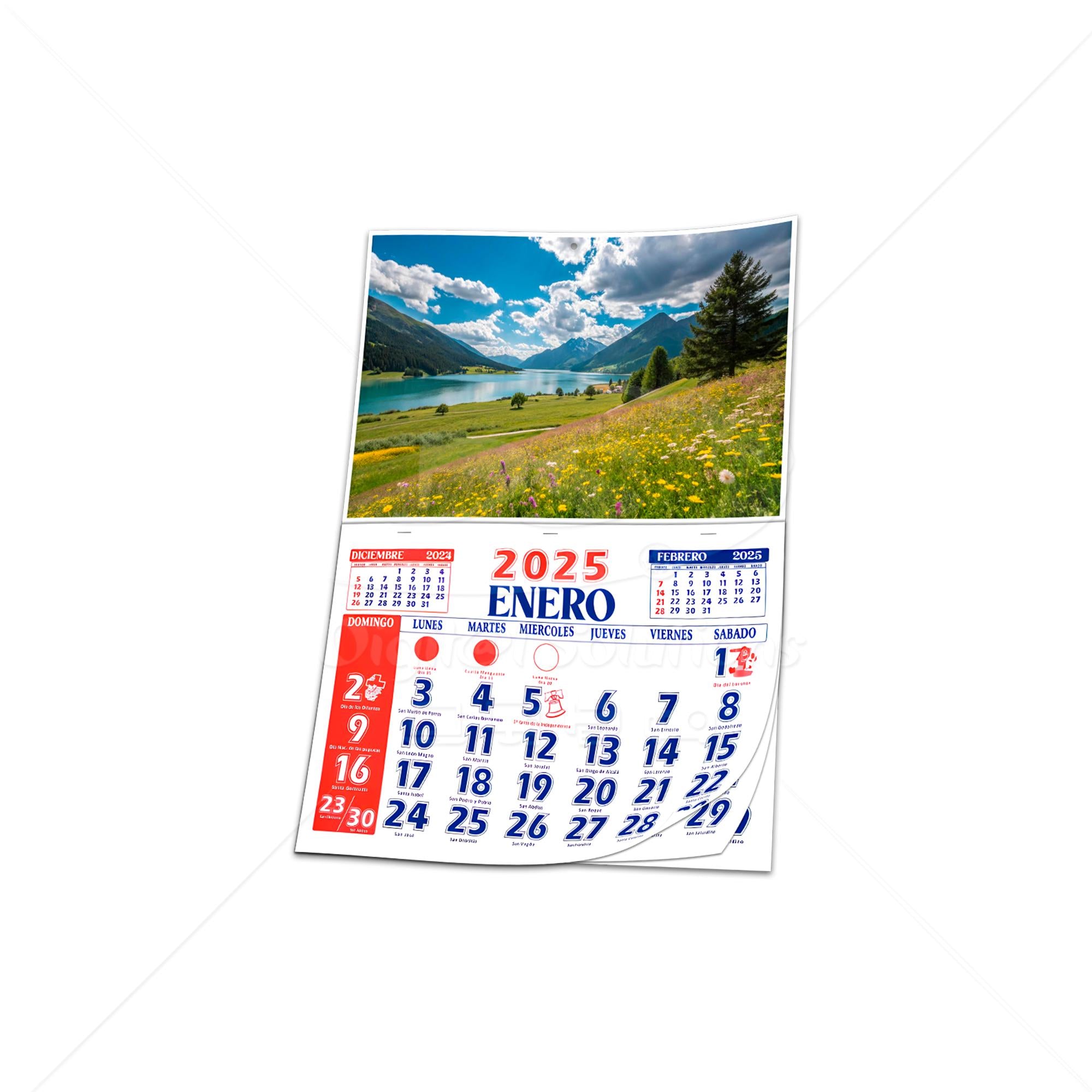 Calendario Santoral 12x15 PLG