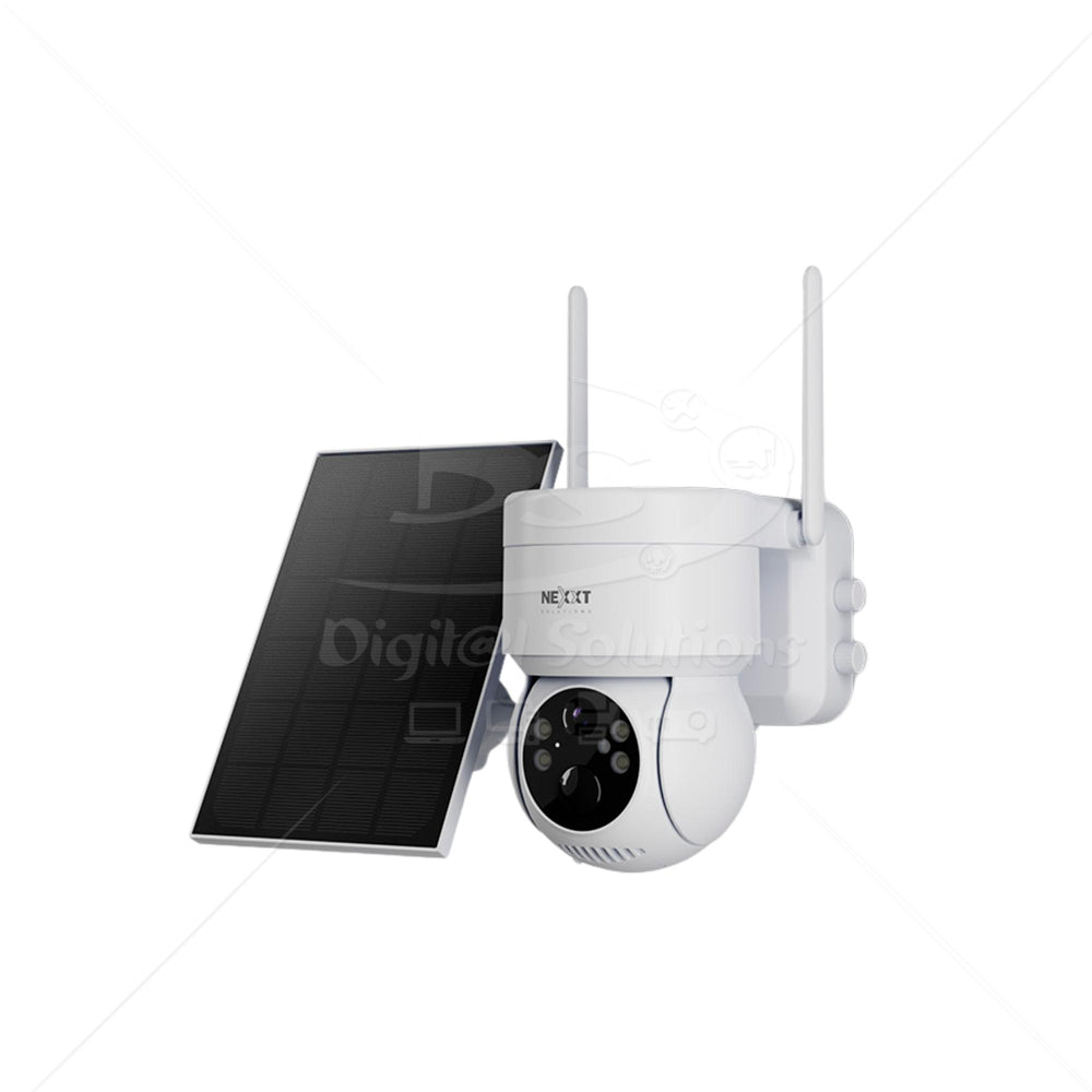 Cámara de Vigilancia WiFi Nexxt NHC-OP20S PTZ C/Panel solar, 2K, Exterior, Batería recargable