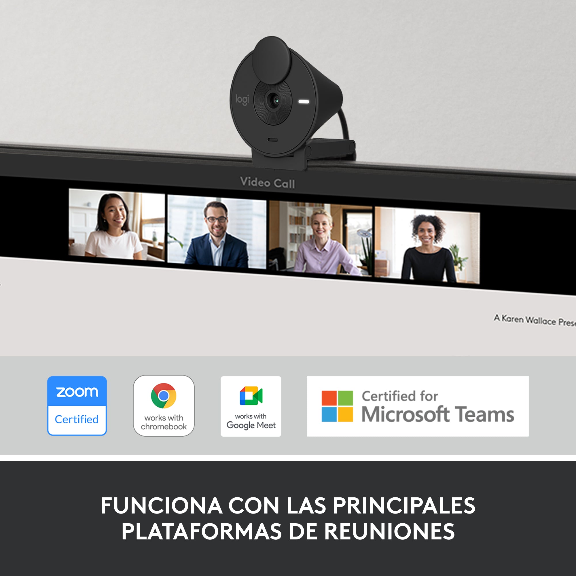 Cámara web Logitech Brio 300 Full HD