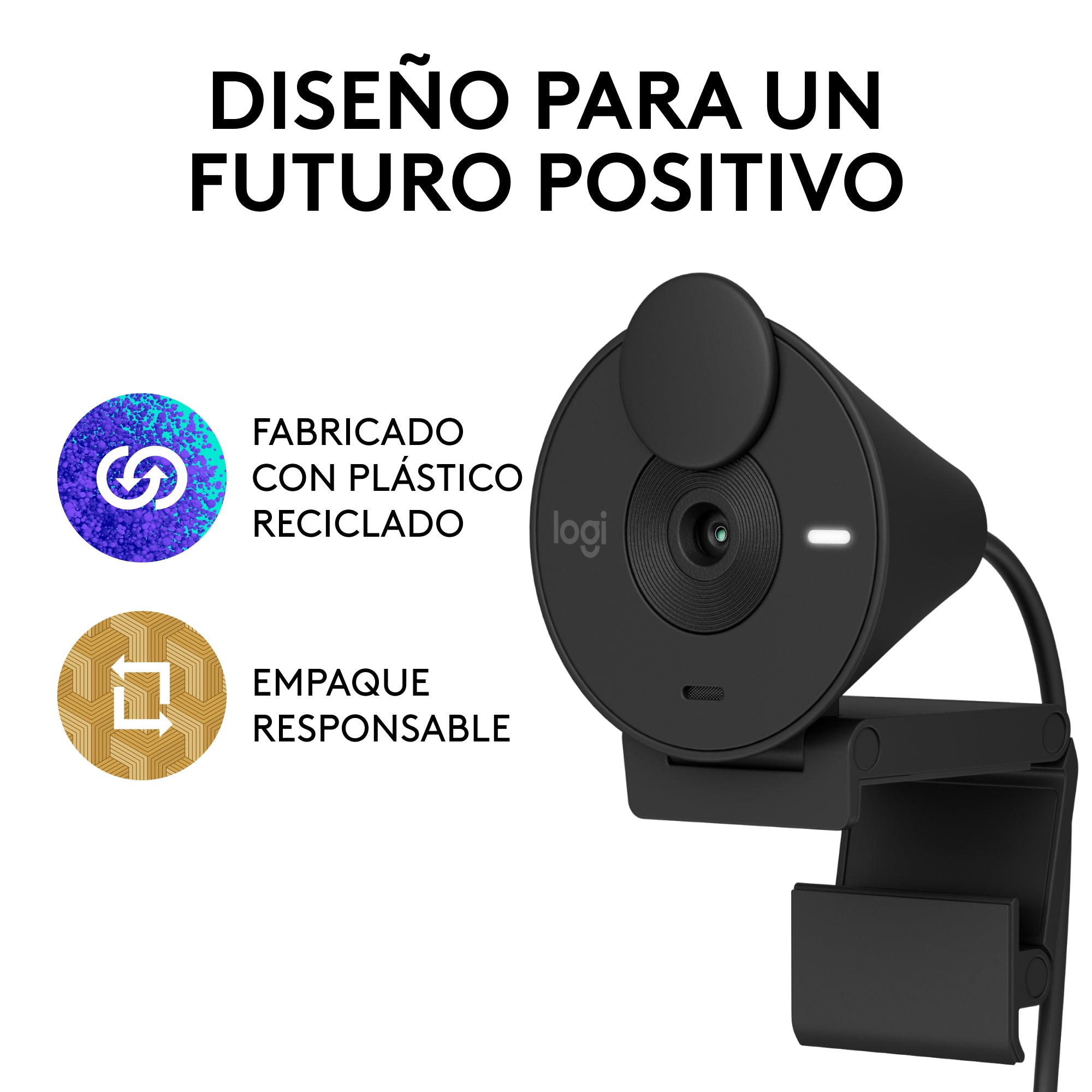 Cámara web Logitech Brio 300 Full HD