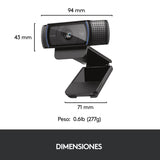 Cámara web Logitech C920 Pro HD