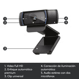 Cámara web Logitech C920 Pro HD
