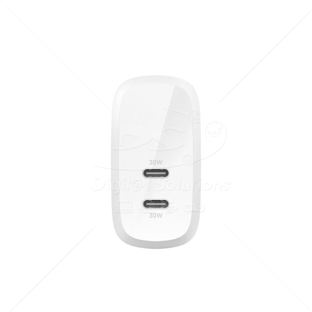 Cargador Belkin 60W Dual USB-C WCB010dqWH