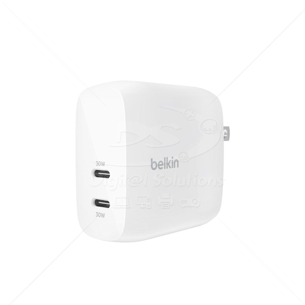 Cargador Belkin 60W Dual USB-C WCB010dqWH