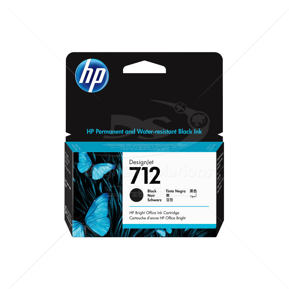 Cartucho HP 712 BK 3ED70A 38ml