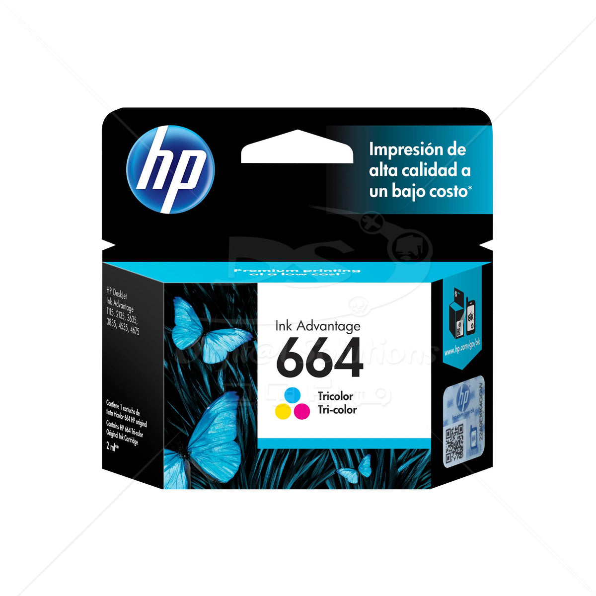 Cartucho de Tinta HP 664 F6V28AL