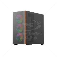 Case Gaming RGB AEROCOOL D301A-G-BK-V2 MINI TOWER