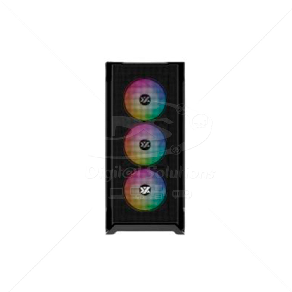 Case XYZ AIRONE 300-X MESH NEGRO, 6 x 120mm ARGB fans, USB 3.0 port, USB Type-C Gen2, ATX, Micro-ATX y ITX