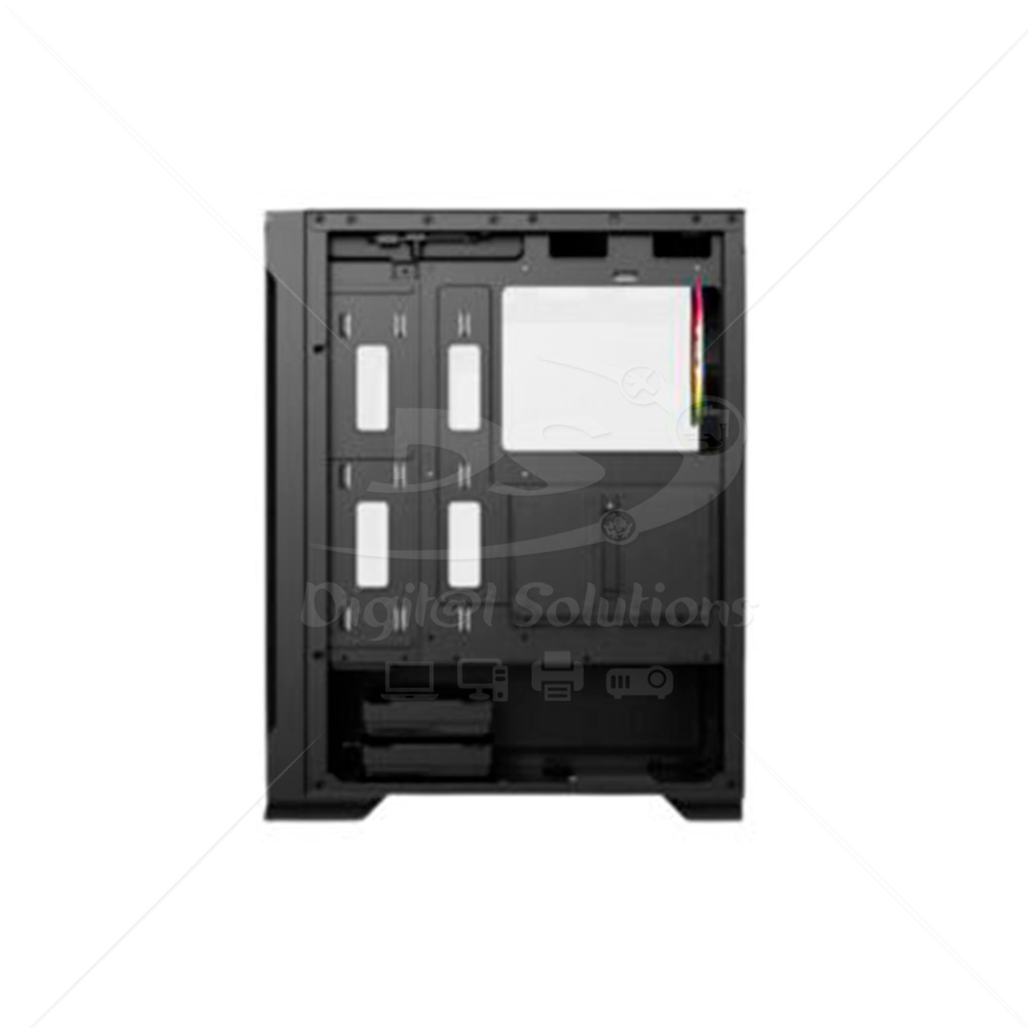 Case XYZ AIRONE 300-X MESH NEGRO, 6 x 120mm ARGB fans, USB 3.0 port, USB Type-C Gen2, ATX, Micro-ATX y ITX