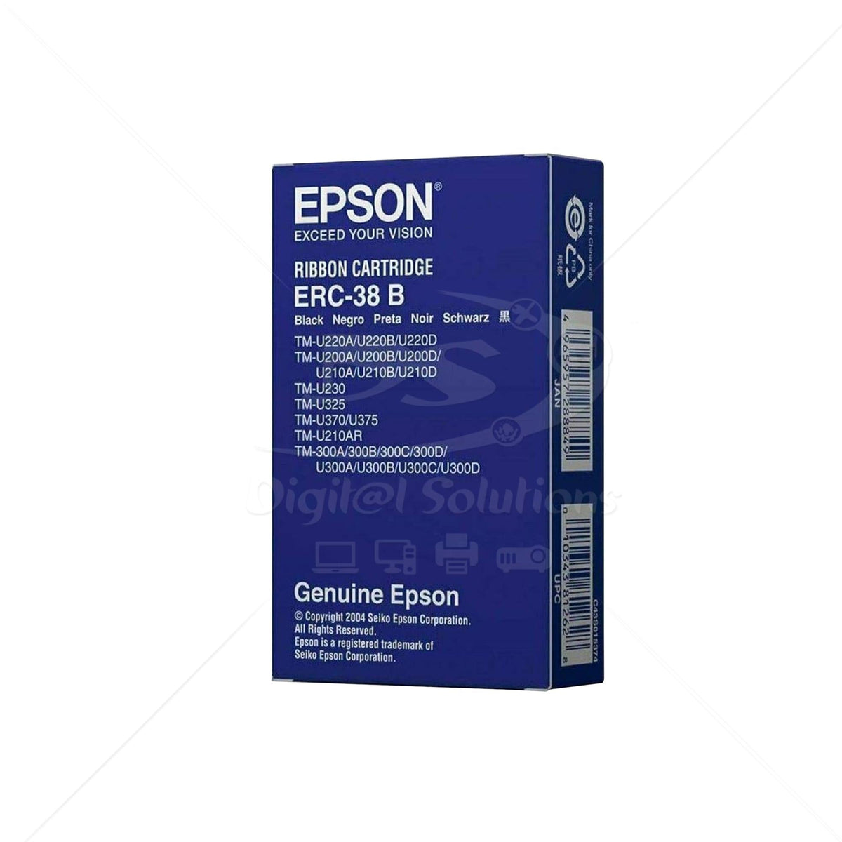 Cinta para Impresora Matricial Epson ERC-38B