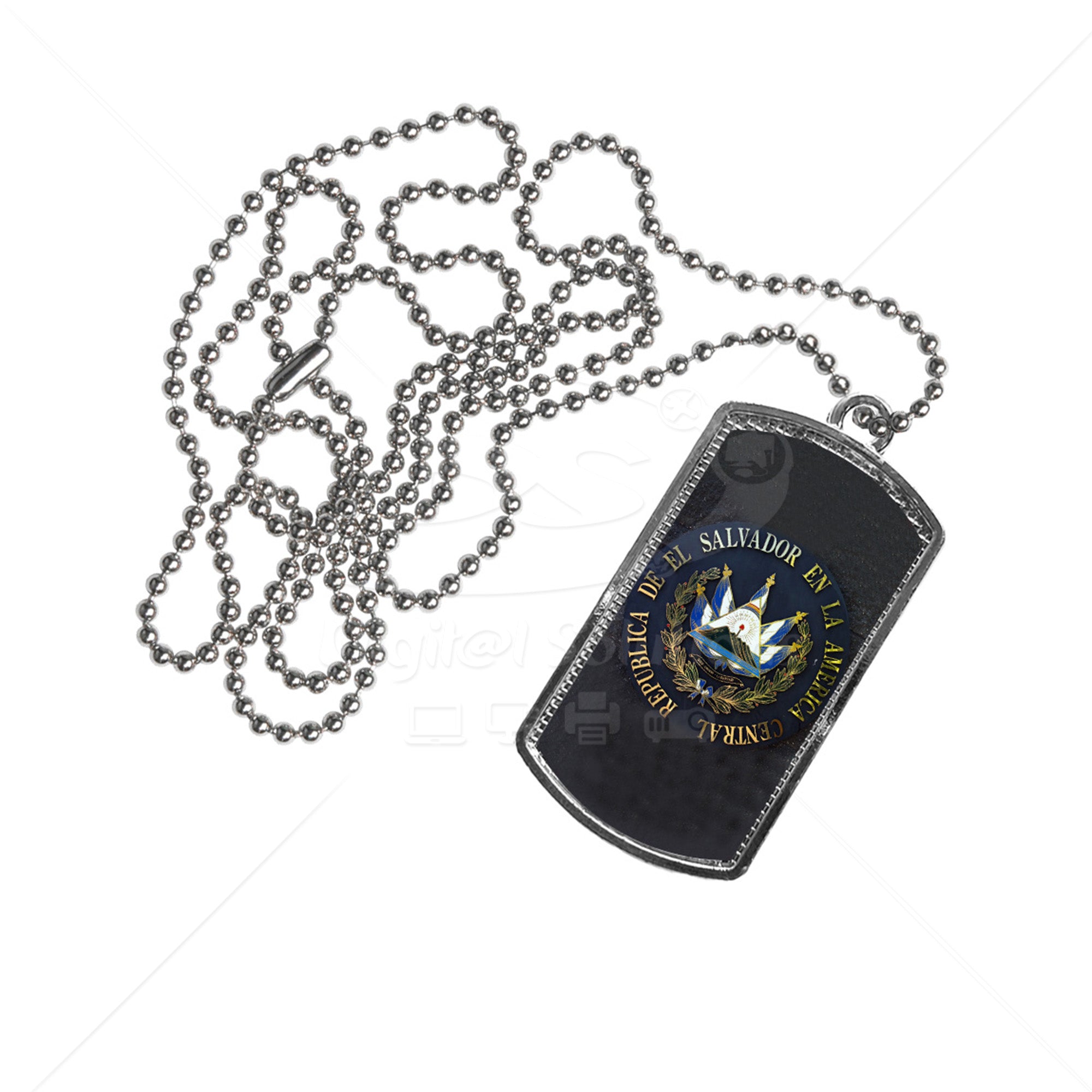 Collar Metálico Placa