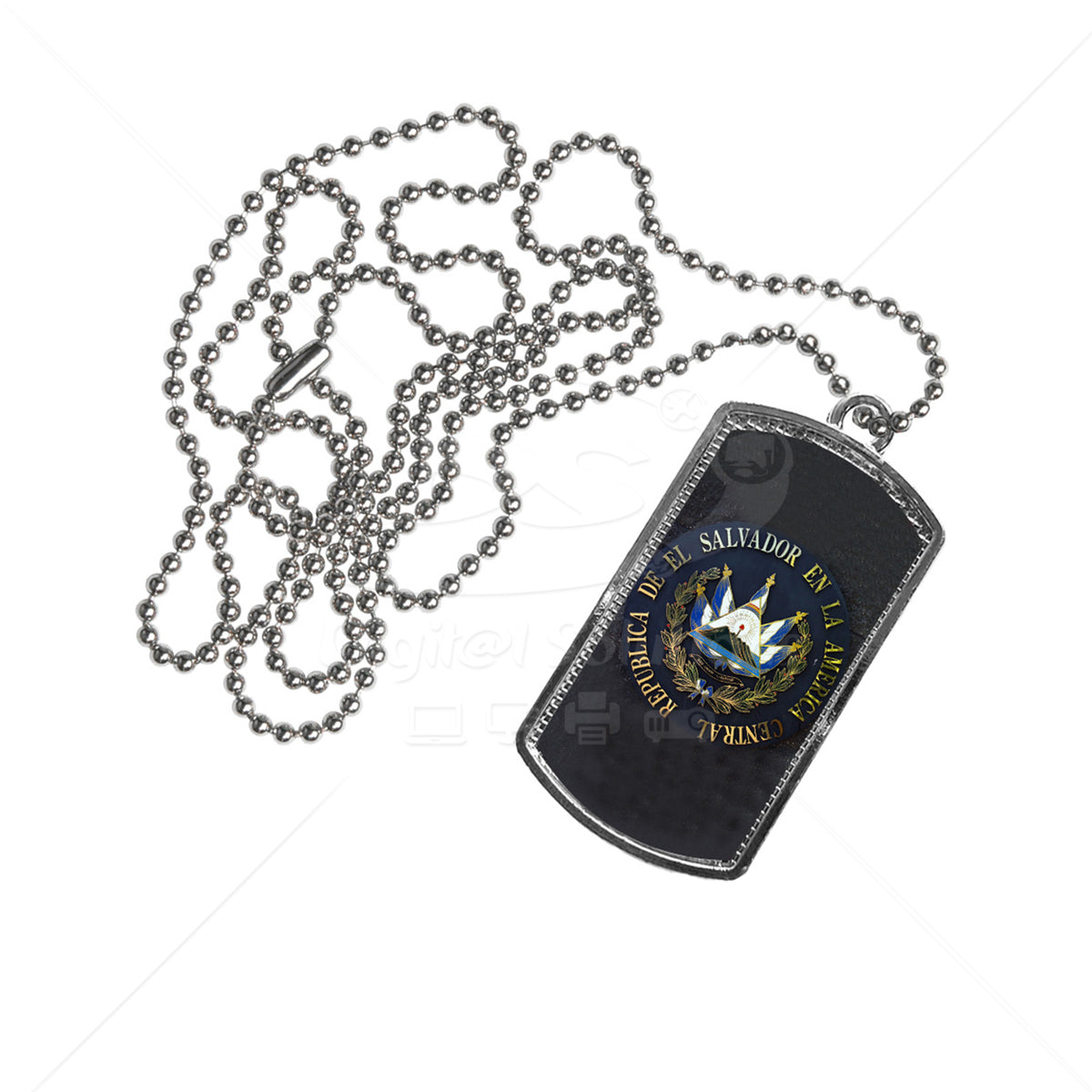 Collar Metálico Placa