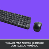 Combo Teclado Compacto y mouse Inalámbricos MK220