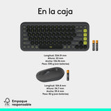 Combo teclado y mouse Logitech POP Icon