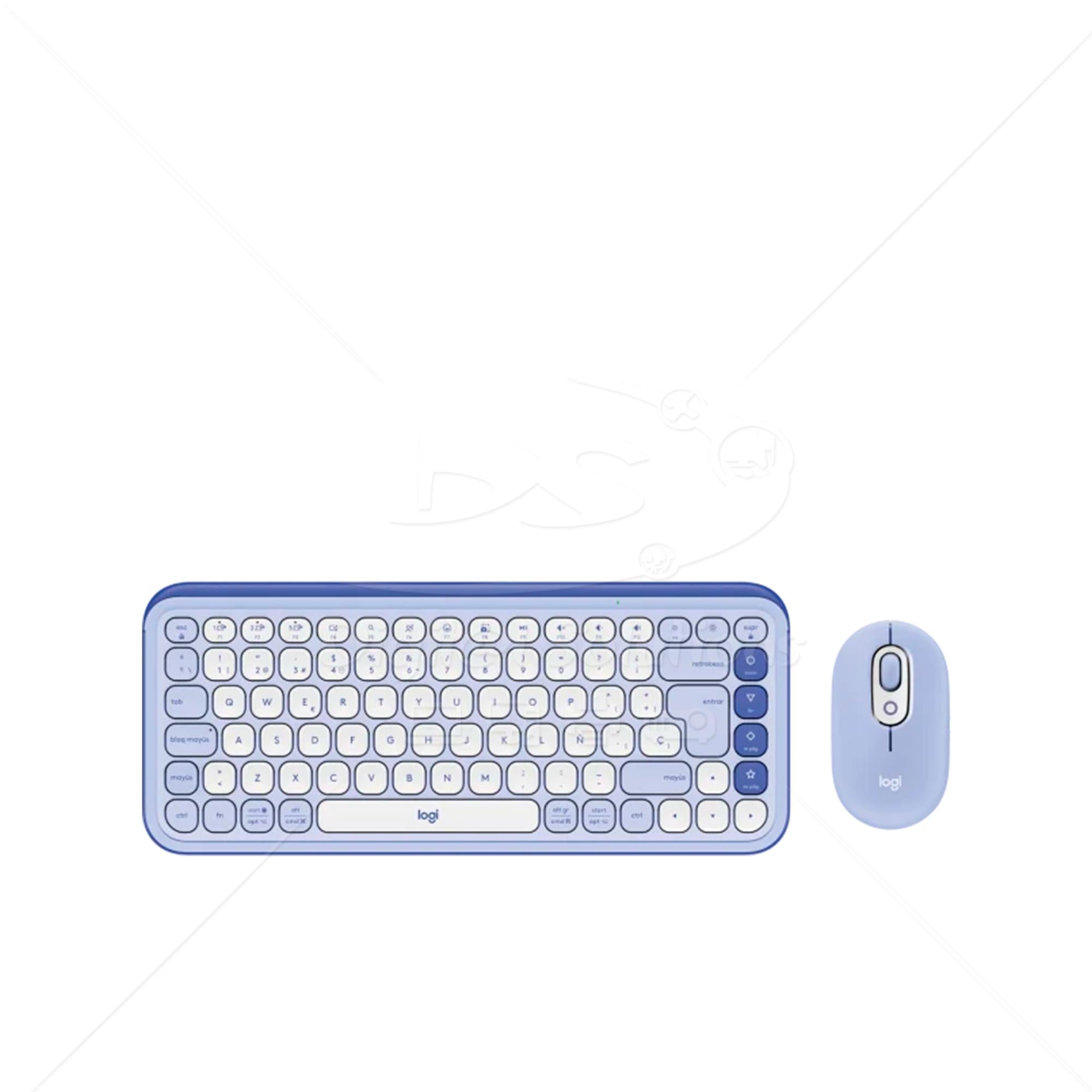 Combo teclado y mouse Logitech POP Icon