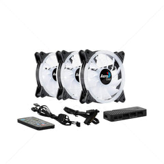 Cooler AEROCOOL Duo 12 PRO 3-PACK 3x12cm BK