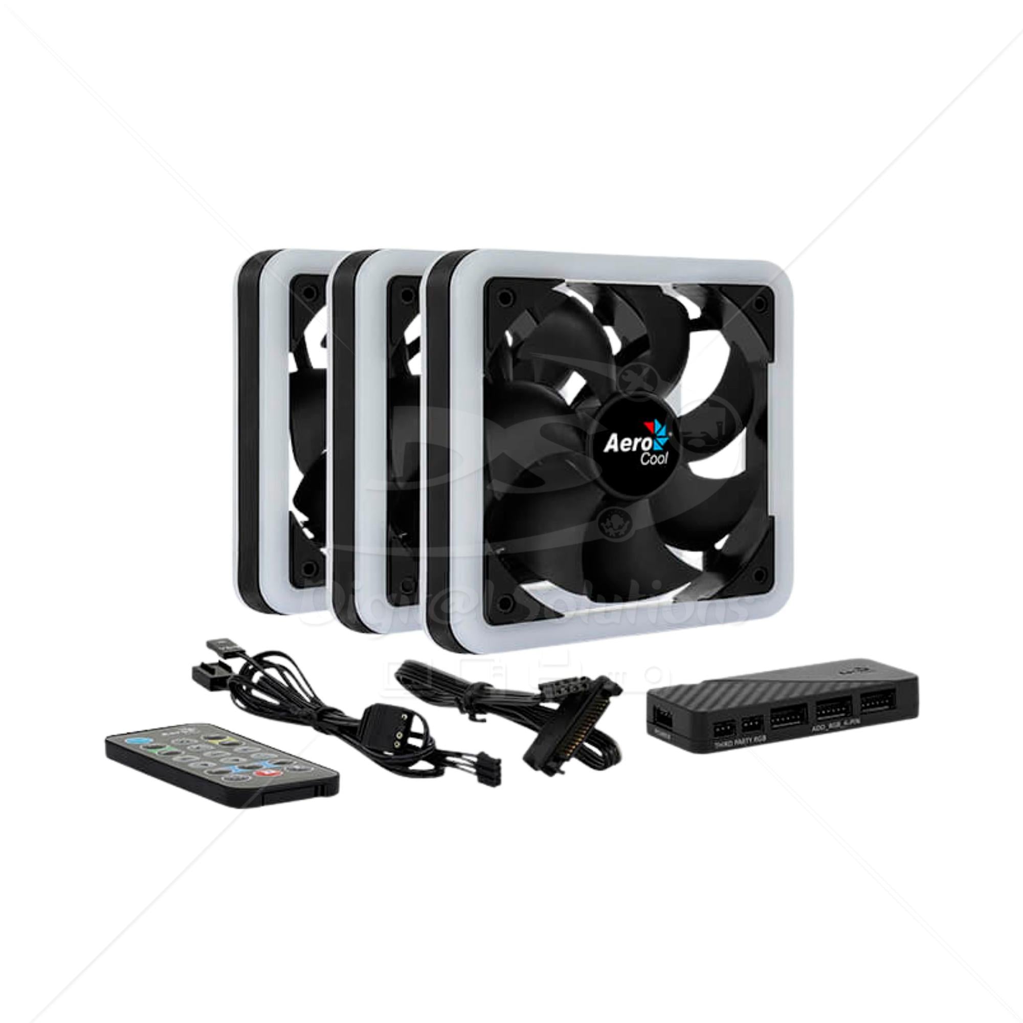 Cooler AEROCOOL Edge 14 PRO ARGB 3x14cm