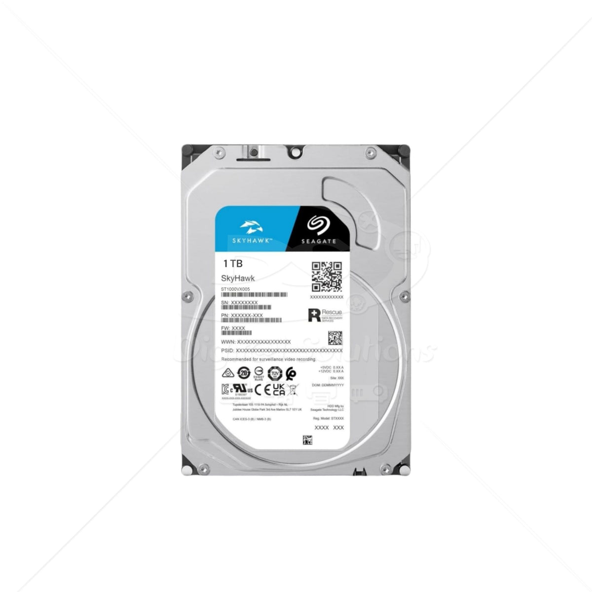 Disco Duro de Videovigilancia 24/7 Seagate 1TB ST1000VX013