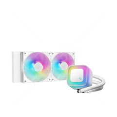 Enfriamiento Liquido RGB DEEPCOOL LE240 WH V2 AIO 240MM
