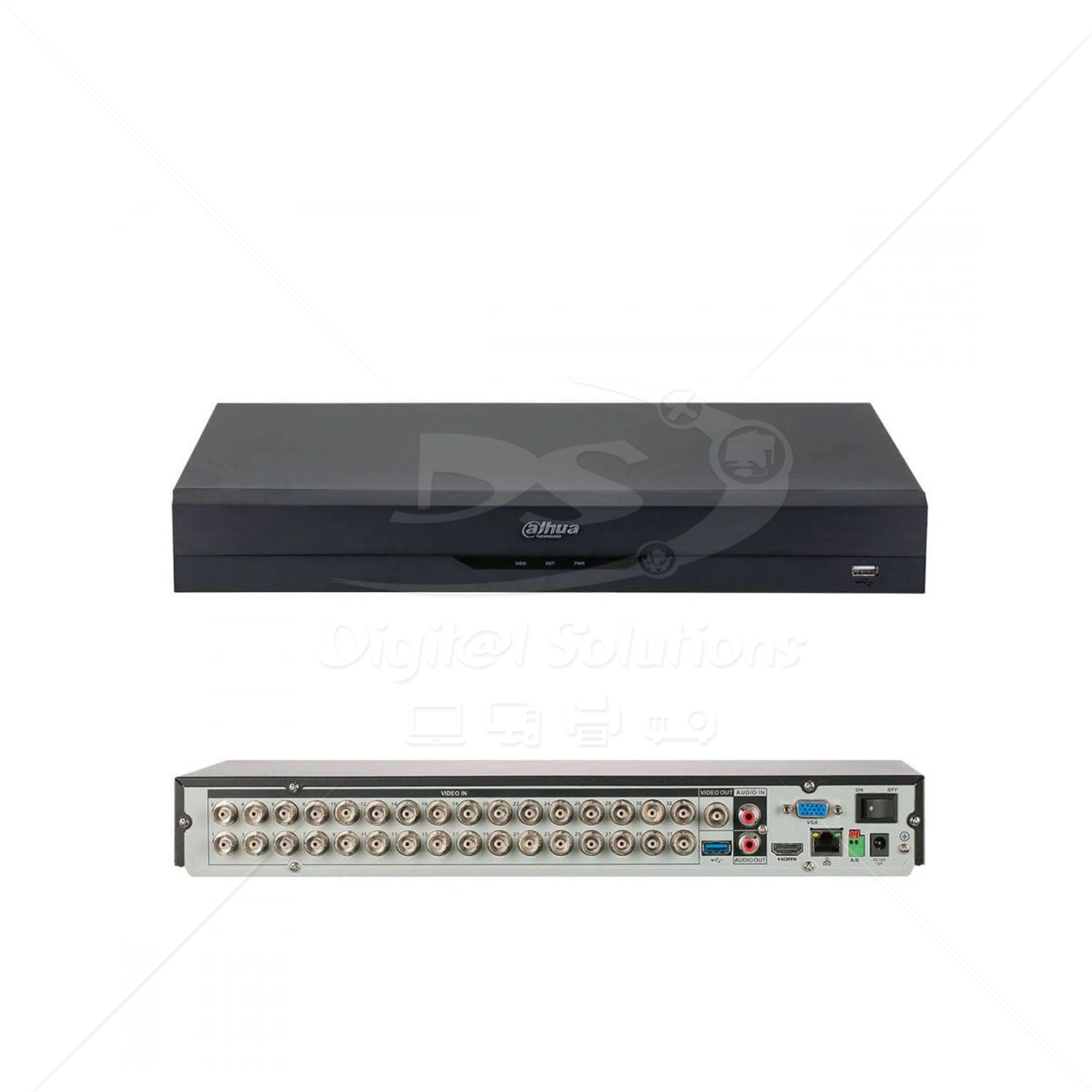 Grabador de Vídeo Digital DVR Dahua DH-XVR5232AN-I3, 5MP, 32 Canales