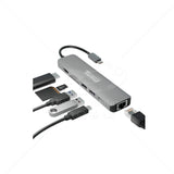 Hub USB 2.0 Genérica USBC-7IN1E