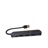 Hub USB Etouch 161677 Aluminio 3.0 4 Pto