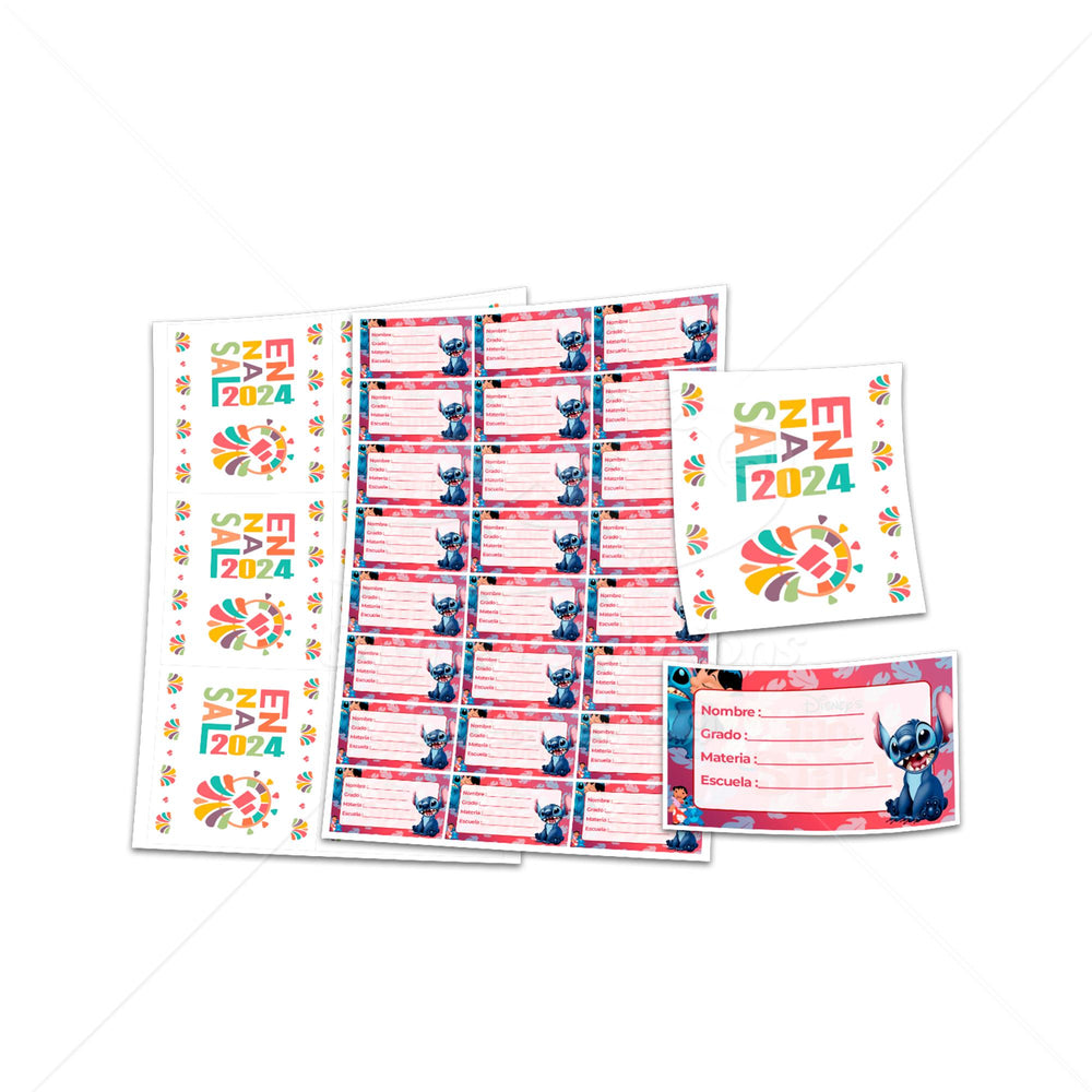 Impresión Papel Sticker Brillante