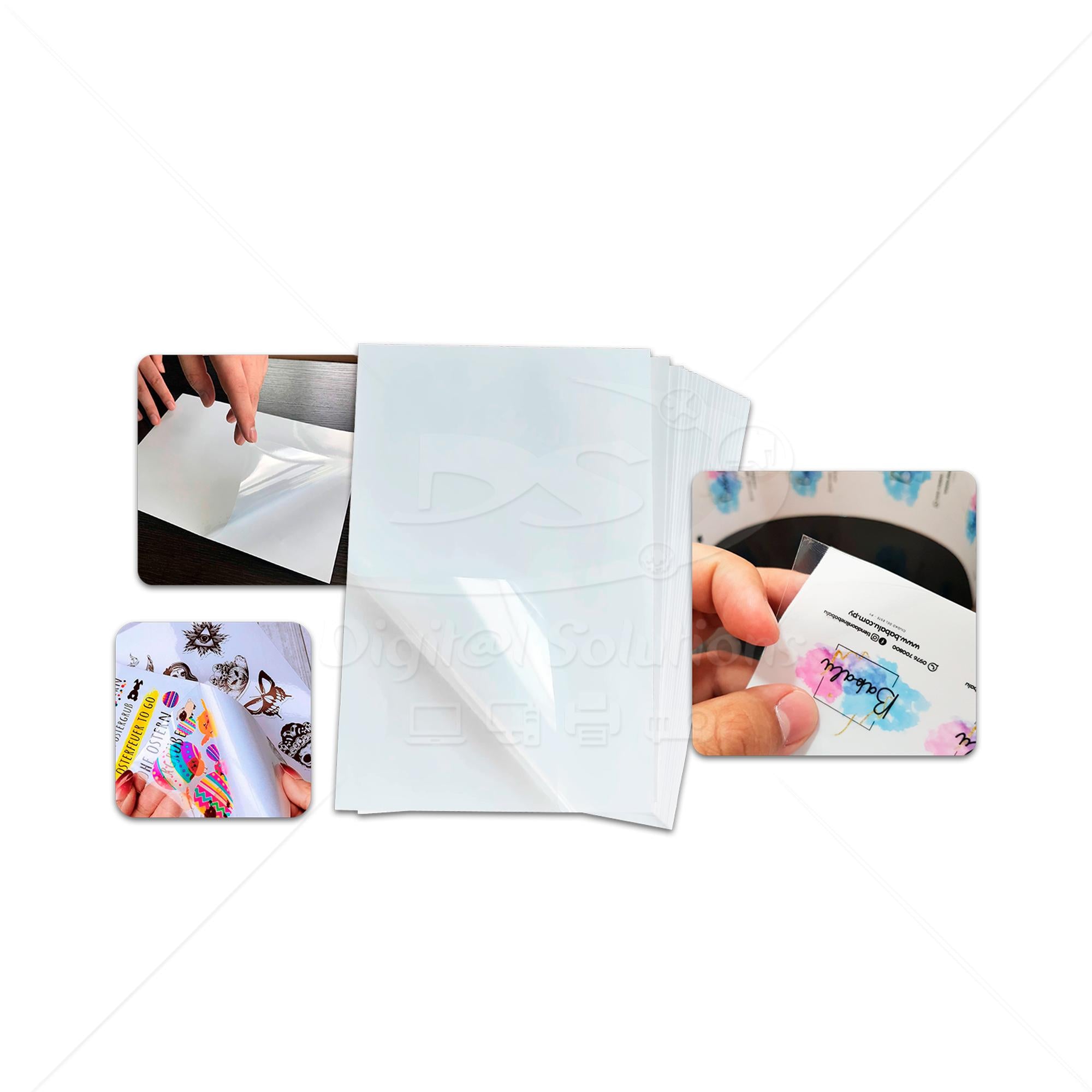 Impresión Sticker Transparente