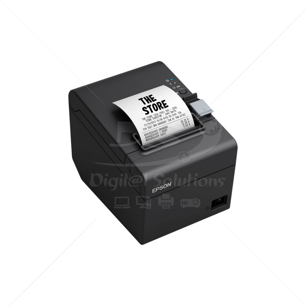 Impresora Térmica Epson TM-T20III-002, Impresión de Texto y Gráficos, Códigos de Barra y QR, Puerto USB(2.0) y Ethernet(RJ45)