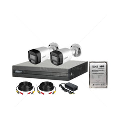 Kit 2 Cámaras Dahua 2MP (1080p) Smart Dual Light